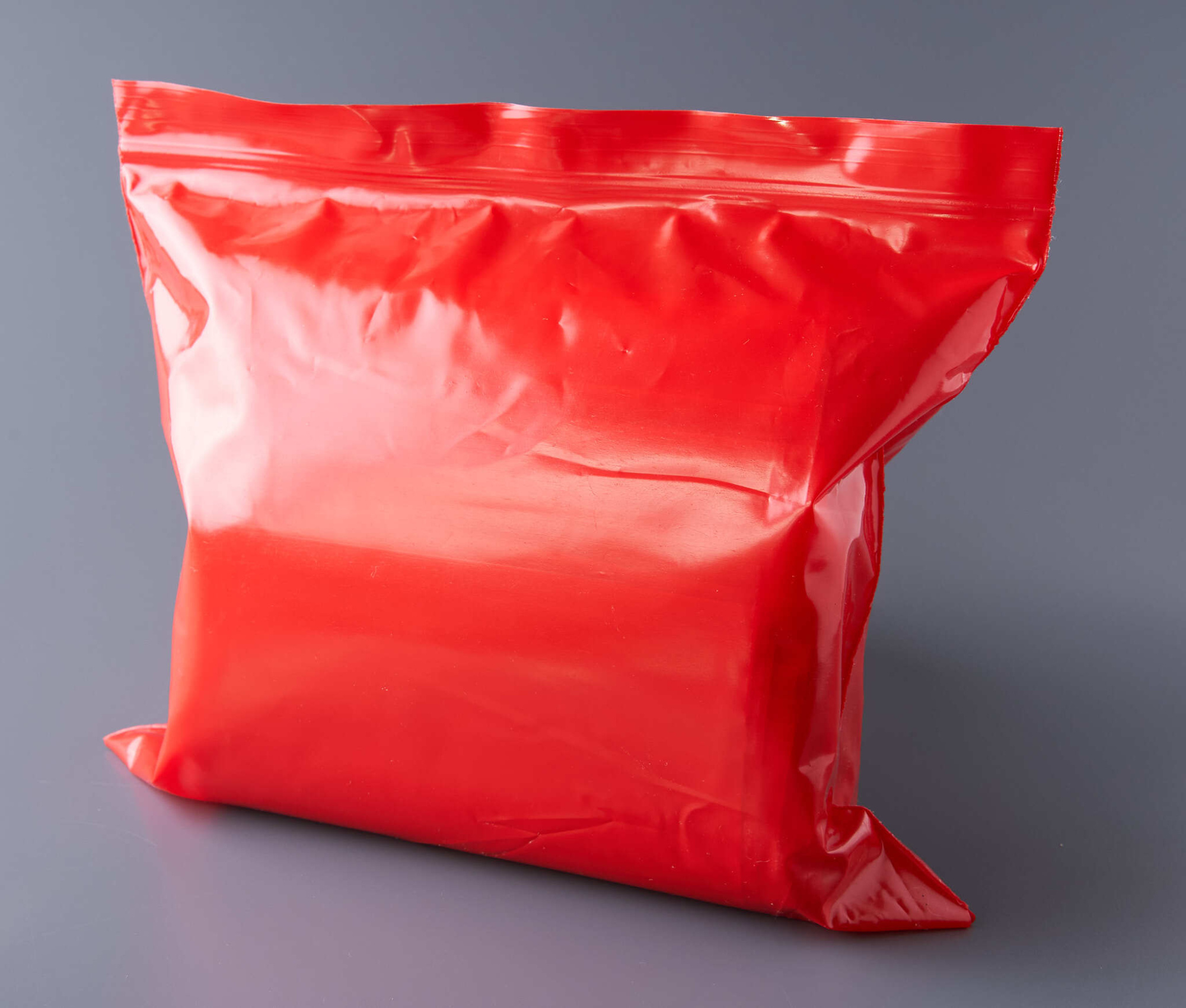 Пакет с замком Zip-Lock (Зип лок), 15х20 см, ультрапрочный, 100 мкм, красный металлик, 1000 шт.