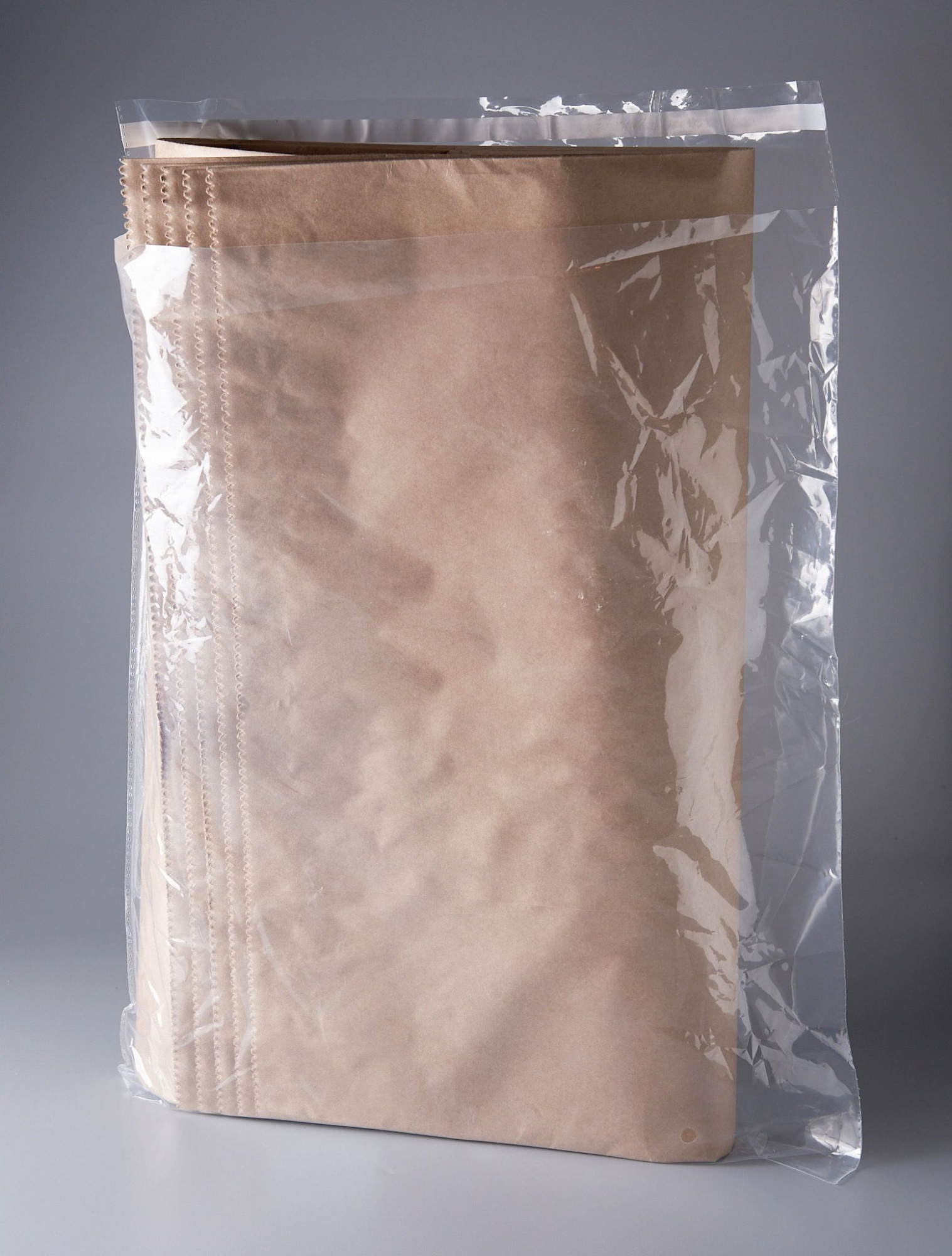 Крафт мешок бумажный трехслойный, размер 92х50х13 см, для сыпучих продуктов, 20 шт.