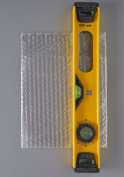 Пакет воздушно-пузырчатый (ВПП, пузырьковый, пупырчатый), 20х20+5 см, с клеевым клапаном, трехслойный, 500 шт.