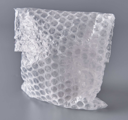 Пакет воздушно-пузырчатый (ВПП, пузырьковый, пупырчатый), 15х17+6 см, с клеевым клапаном, трехслойный, 1000 шт.