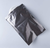 Пакет с замком Zip-Lock (Зип лок), 18х25 см, сверхпрочный, 60 мкм, черный металлик, 1000 шт.