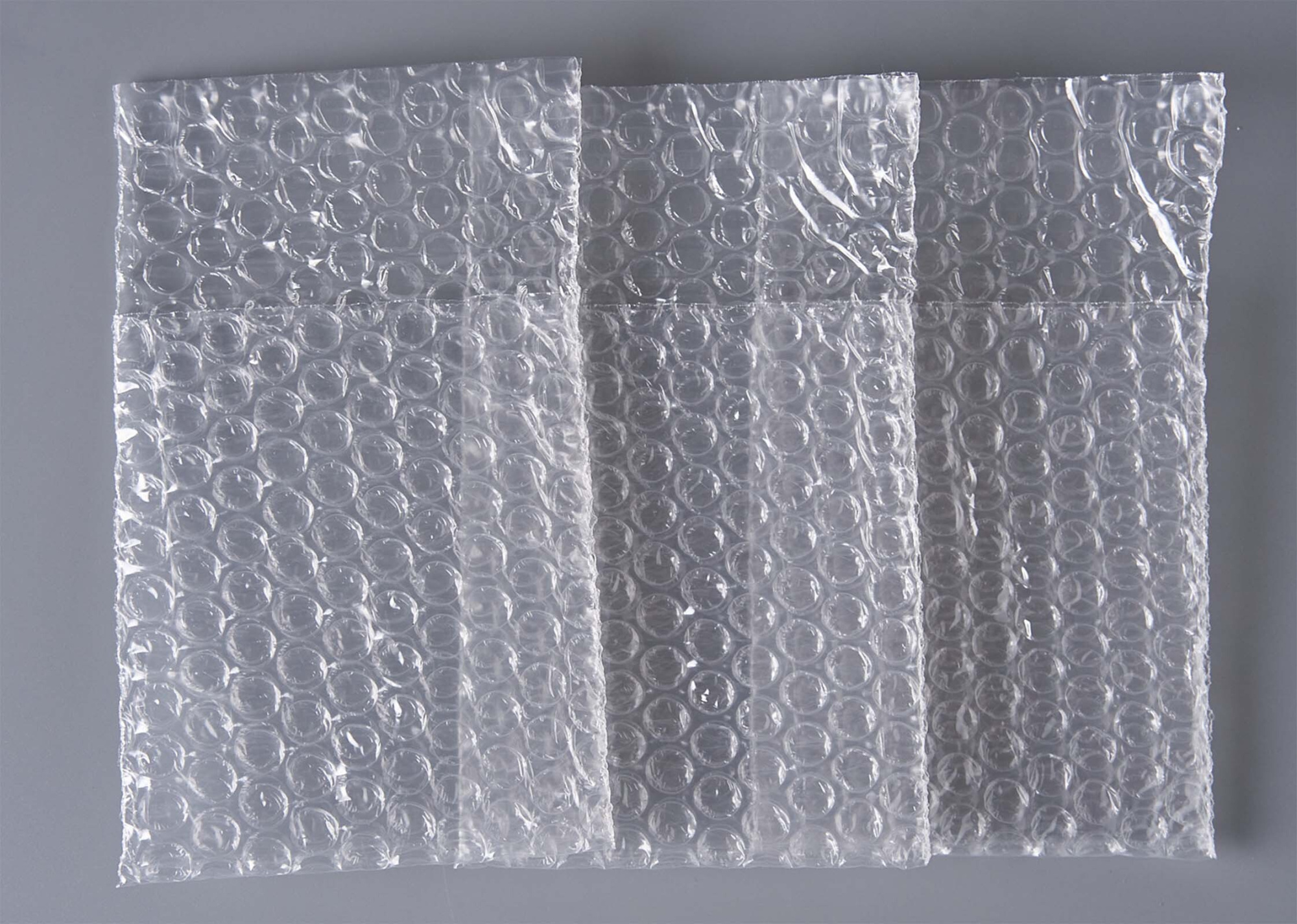 Пакет воздушно-пузырчатый (ВПП, пузырьковый, пупырчатый), 10х10+5 см, с клеевым клапаном, трехслойный, 1000 шт.