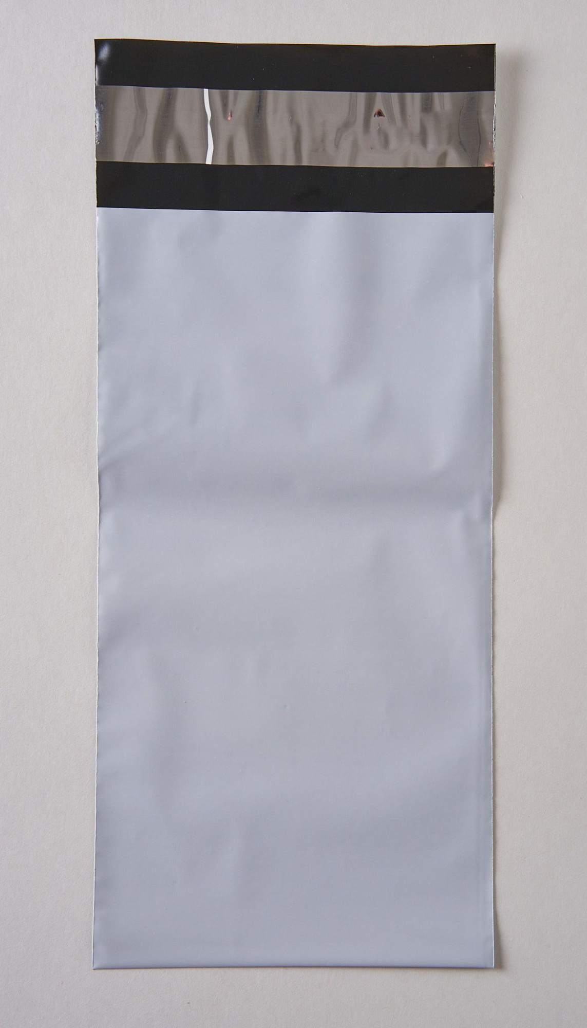 Курьерский пакет (сейф пакет), 110х210+40, с клеевым клапаном, без кармана, 60 мкм, 500 шт.