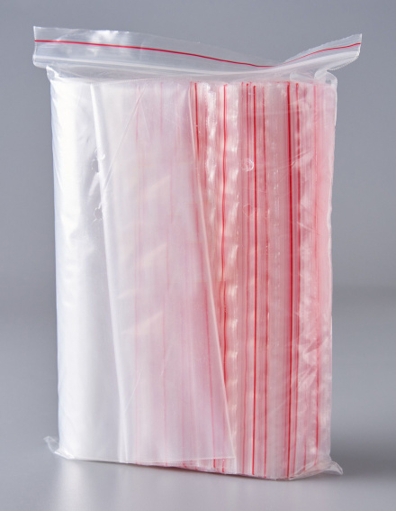 Пакет с замком Zip-Lock (Зип лок), 20х20 см, особопрочный, 80 мкм, 500 шт.