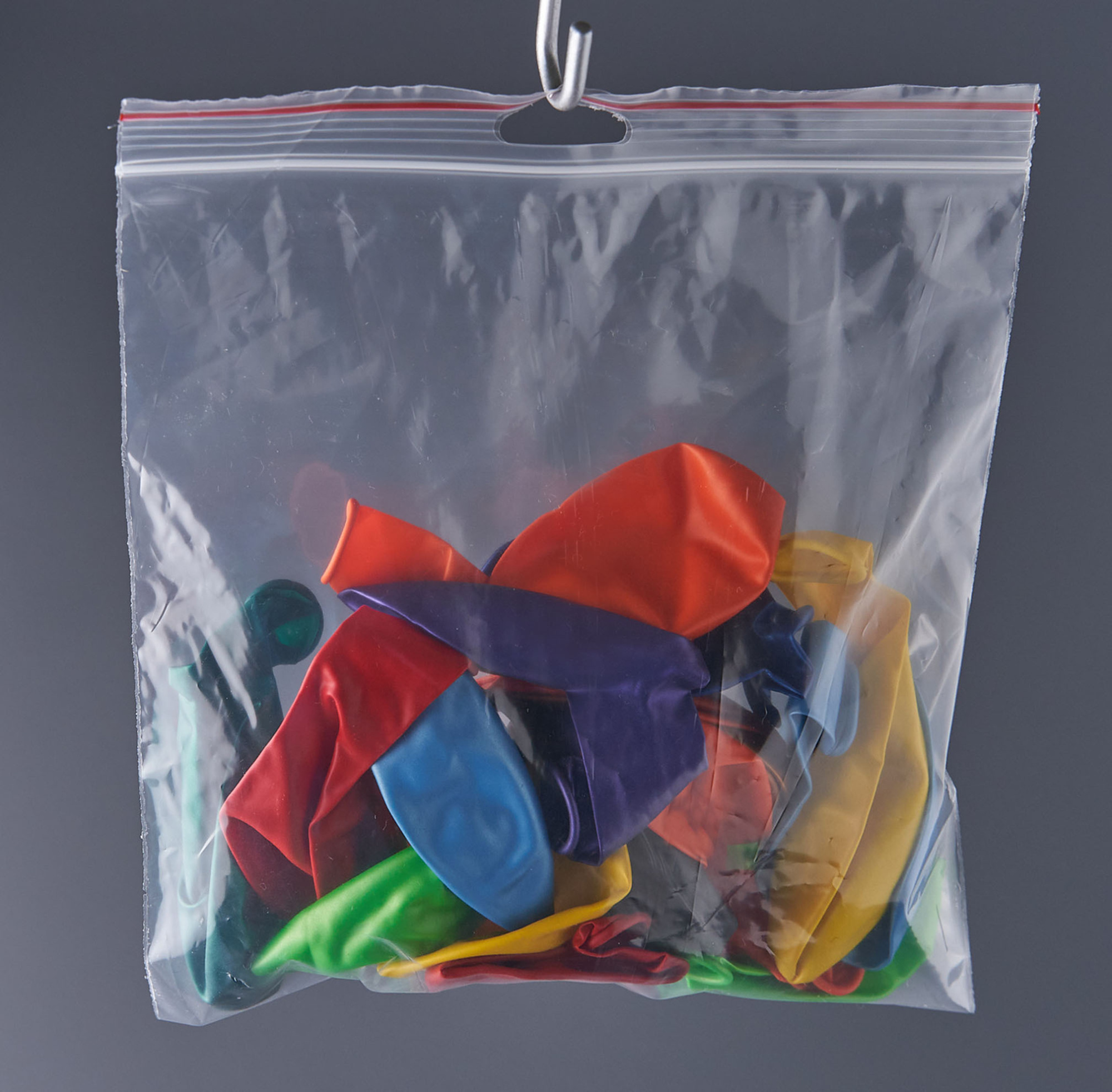 Пакет с замком Zip-Lock (Зип лок), 20х20 см, 60 мкм, с европодвесом, сверхпрочный, 200 шт.