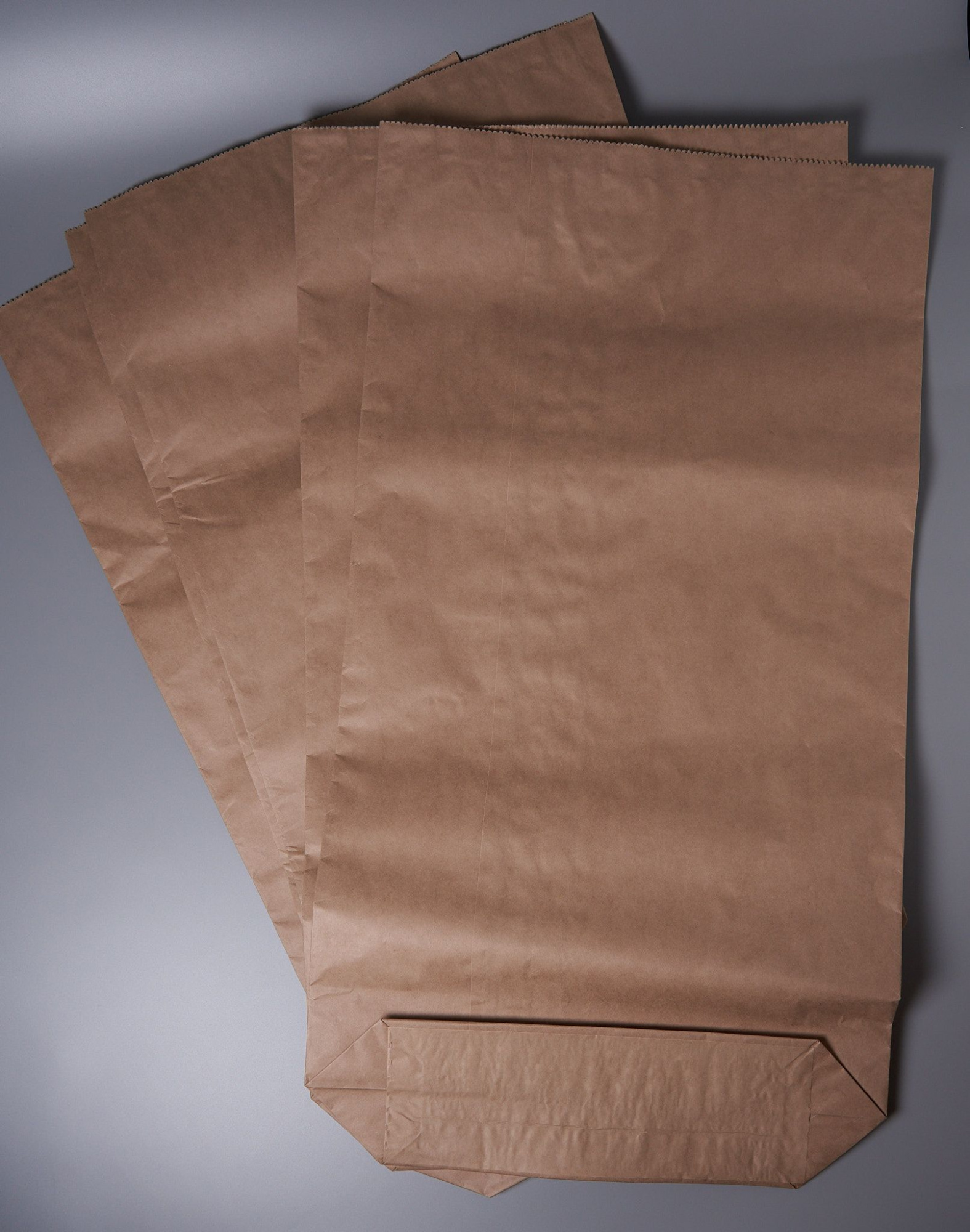 Крафт мешок бумажный трехслойный, размер 92х50х13 см, для сыпучих продуктов, 20 шт.