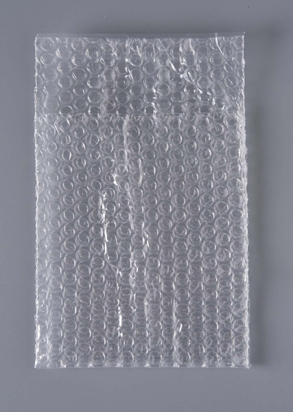 Пакет воздушно-пузырчатый (ВПП, пузырьковый, пупырчатый), 15х15+5 см, с клеевым клапаном, трехслойный, 1000 шт.