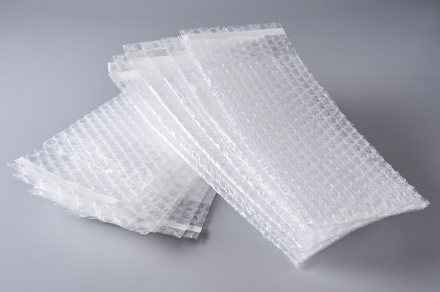 Пакет воздушно-пузырчатый (ВПП, пузырьковый, пупырчатый), 12х25+5 см, с клеевым клапаном, трехслойный, 1000 шт.