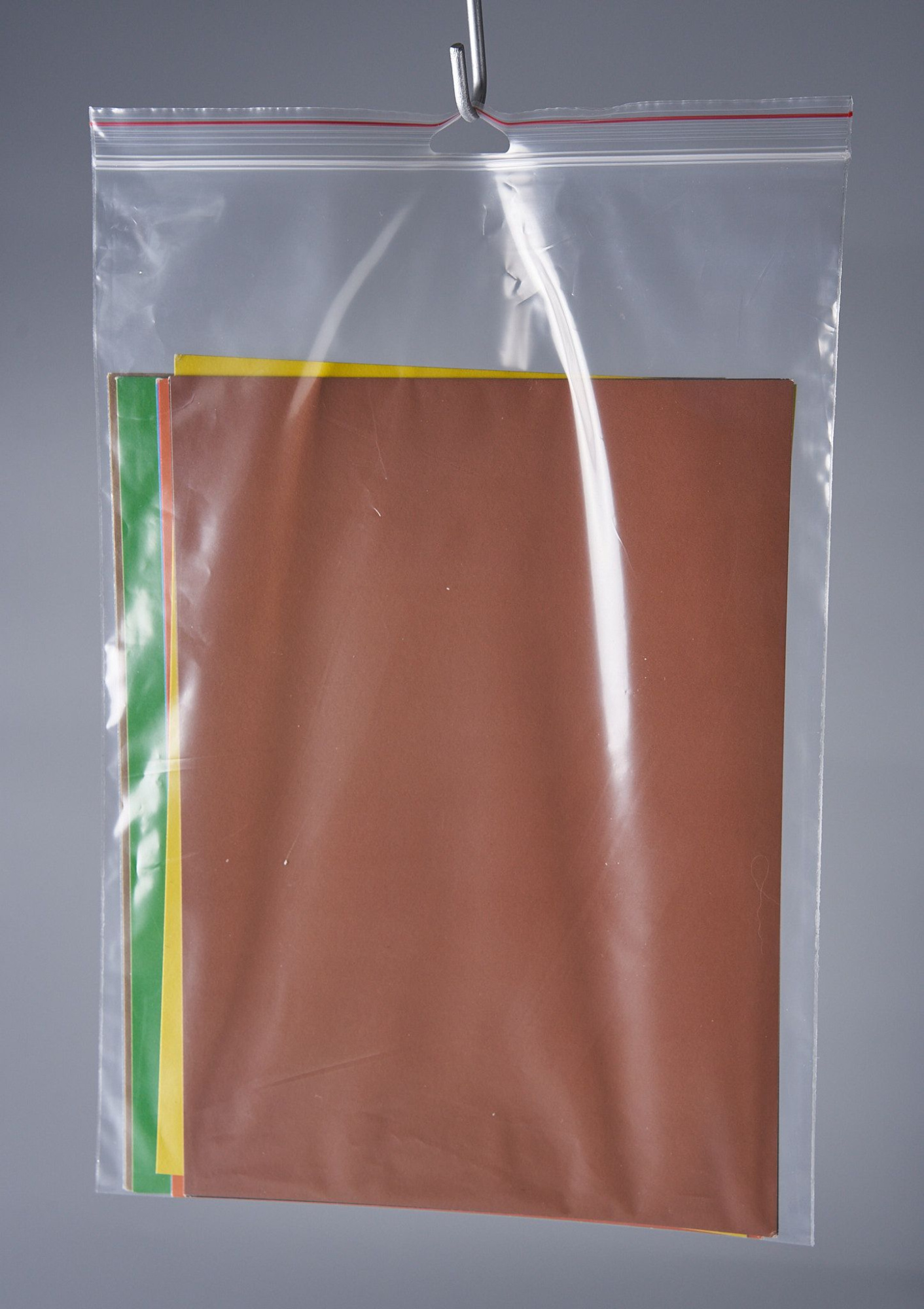 Пакет с замком Zip-Lock (Зип лок), 25х35 см, с европодвесом, сверхпрочный, 60 мкм, 200 шт.