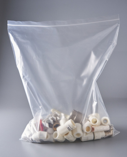 Пакет с замком Zip-Lock (Зип лок), 40х50 см, высокопрочный, 80 мкм, 1000 шт.