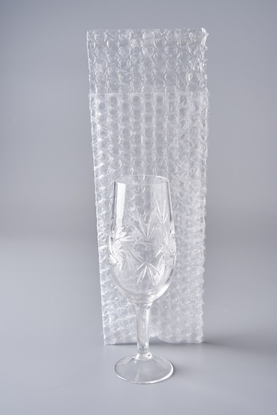 Пакет воздушно-пузырчатый (ВПП, пузырьковый, пупырчатый), 10х25+5 см, с клеевым клапаном, трехслойный, 1000 шт.