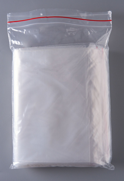 Пакет с замком Zip-Lock (Зип лок), 25х35 см, сверхпрочный, 60 мкм, 200 шт.