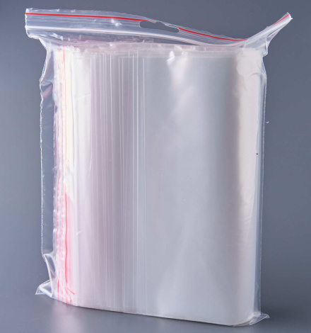 Пакет с замком Zip-Lock (Зип лок), 20х25 см, 60 мкм, с европодвесом, сверхпрочный, 500 шт.
