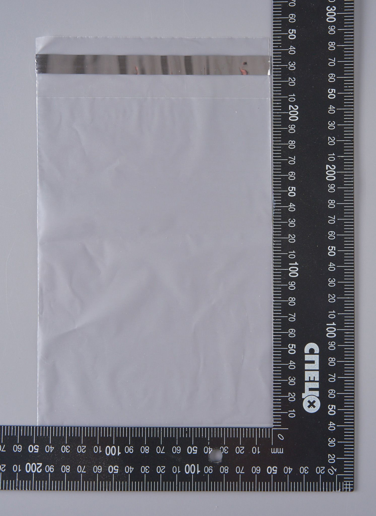 Курьерский пакет, ПРОЗРАЧНЫЙ, 150х210+40 мм, с клеевым клапаном, 30 мкм. (сейф пакет) 500 шт.