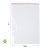 Пакет с замком Zip-Lock (Зип лок), 18х25 см, 35 мкм 100 шт.