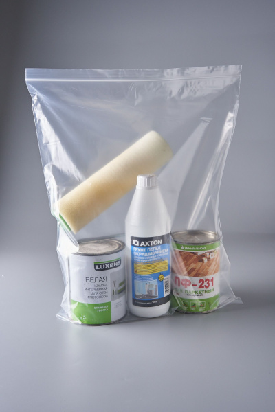 Пакет с замком Zip-Lock (Зип лок), 40х50 см, высокопрочный, 80 мкм, 1000 шт.