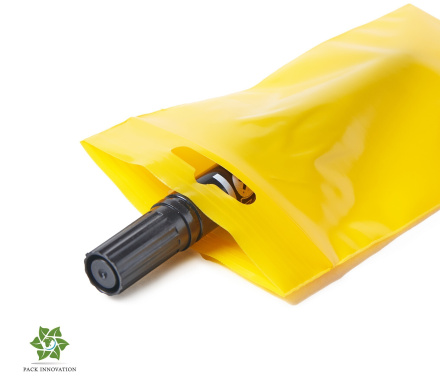 Пакет с замком Zip-Lock (Зип лок), 8х12 см, 60 мкм, с европодвесом, сверхпрочный, желтый, 200 шт.