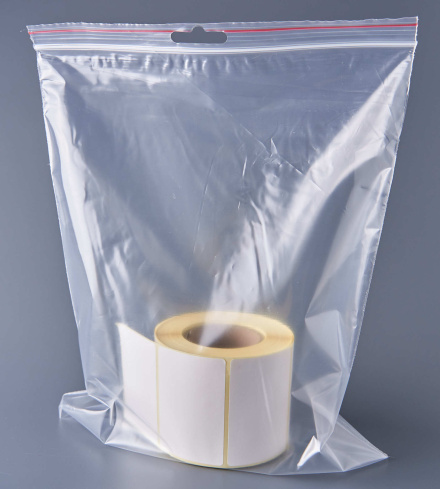 Пакет с замком Zip-Lock (Зип лок), 20х25 см, 60 мкм, с европодвесом, сверхпрочный, 500 шт.
