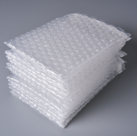 Пакет воздушно-пузырчатый (ВПП, пузырьковый, пупырчатый), 12х12+5 см, с клеевым клапаном, трехслойный, 1000 шт.