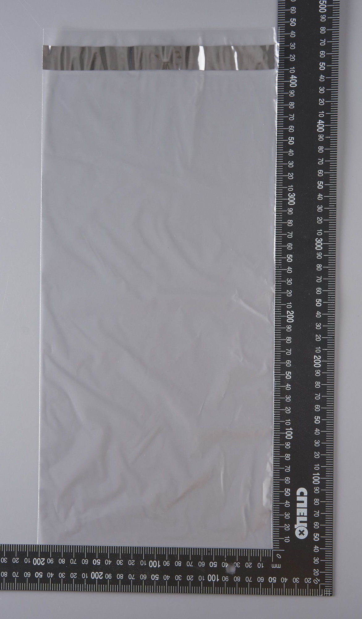 Курьерский пакет, ПРОЗРАЧНЫЙ, 200х400+40 мм, с клеевым клапаном, 30 мкм. (сейф пакет) 2000 шт.