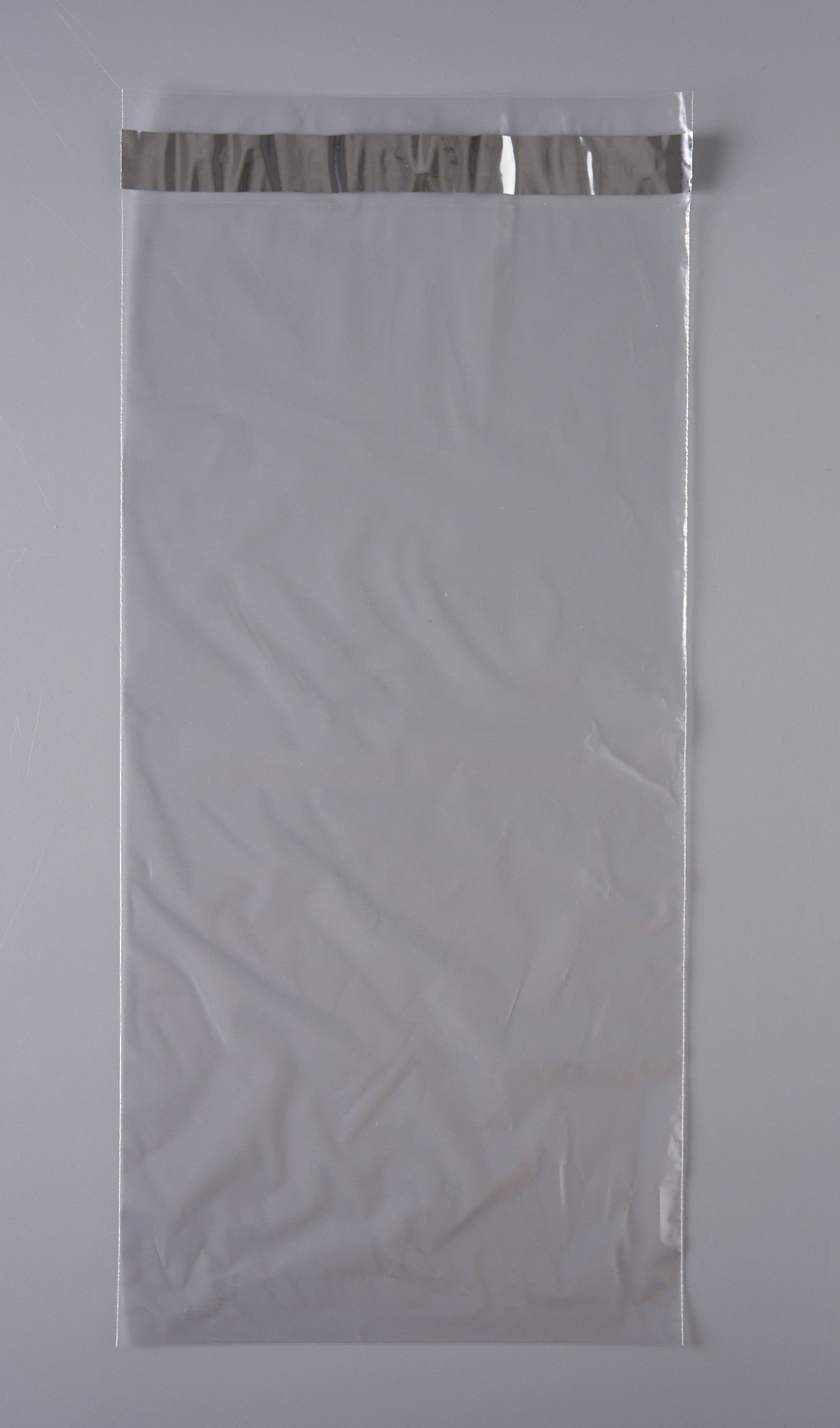 Курьерский пакет, ПРОЗРАЧНЫЙ, 200х400+40 мм, с клеевым клапаном, 30 мкм. (сейф пакет) 2000 шт.