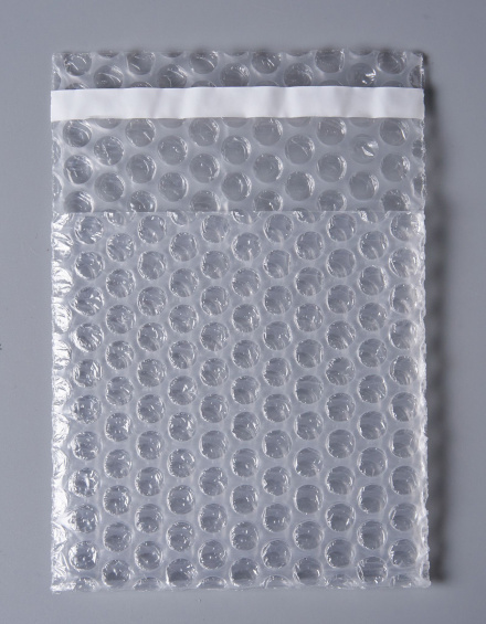 Пакет воздушно-пузырчатый (ВПП, пузырьковый, пупырчатый), 12х12+5 см, с клеевым клапаном, трехслойный, 1000 шт.