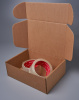 Коробка картонная самосборная, 22х16х8 см, объем 2,8 л, 150 шт, (Гофрокороб 220х160х80 мм, короб самосборный, почтовый).