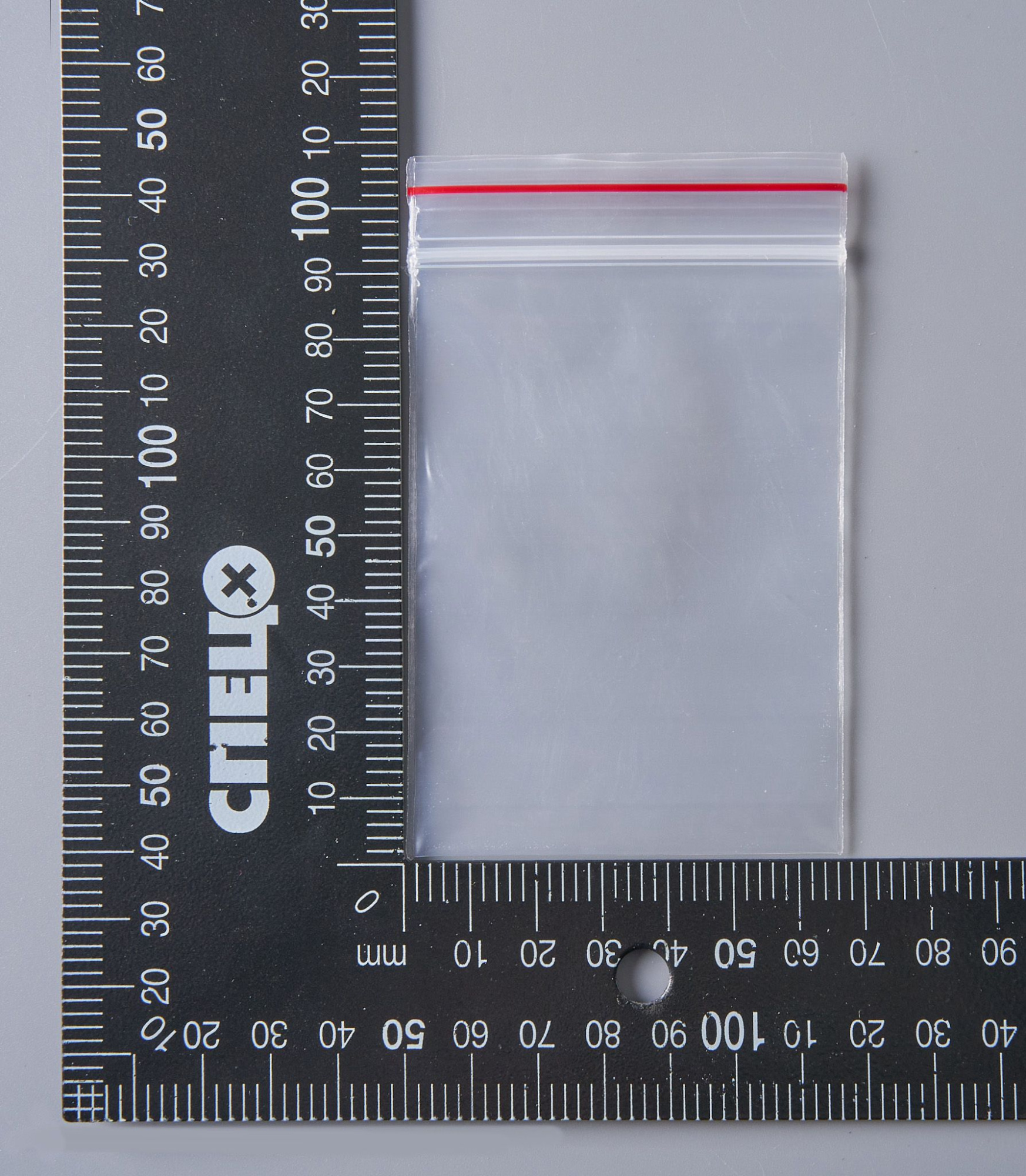 Пакет с замком Zip-Lock (Зип лок), 6х8 см, ультрапрочный, 100 мкм, 100 шт.